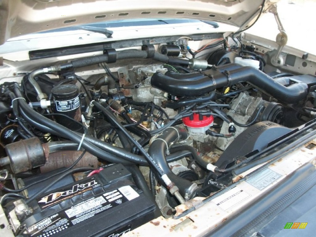 1992 Ford F250 XLT Extended Cab 7.5 Liter OHV 16-Valve V8 Engine Photo #67673926