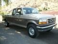Mocha Frost Metallic 1992 Ford F250 XLT Extended Cab Exterior
