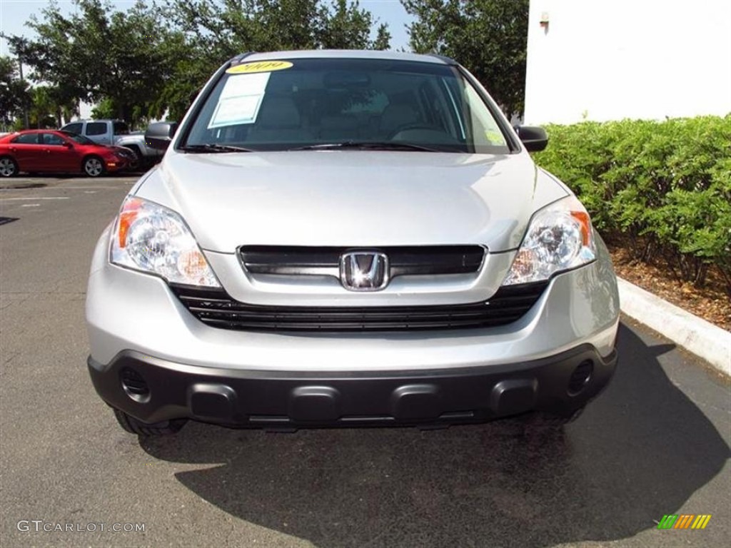 2009 CR-V LX - Alabaster Silver Metallic / Gray photo #8