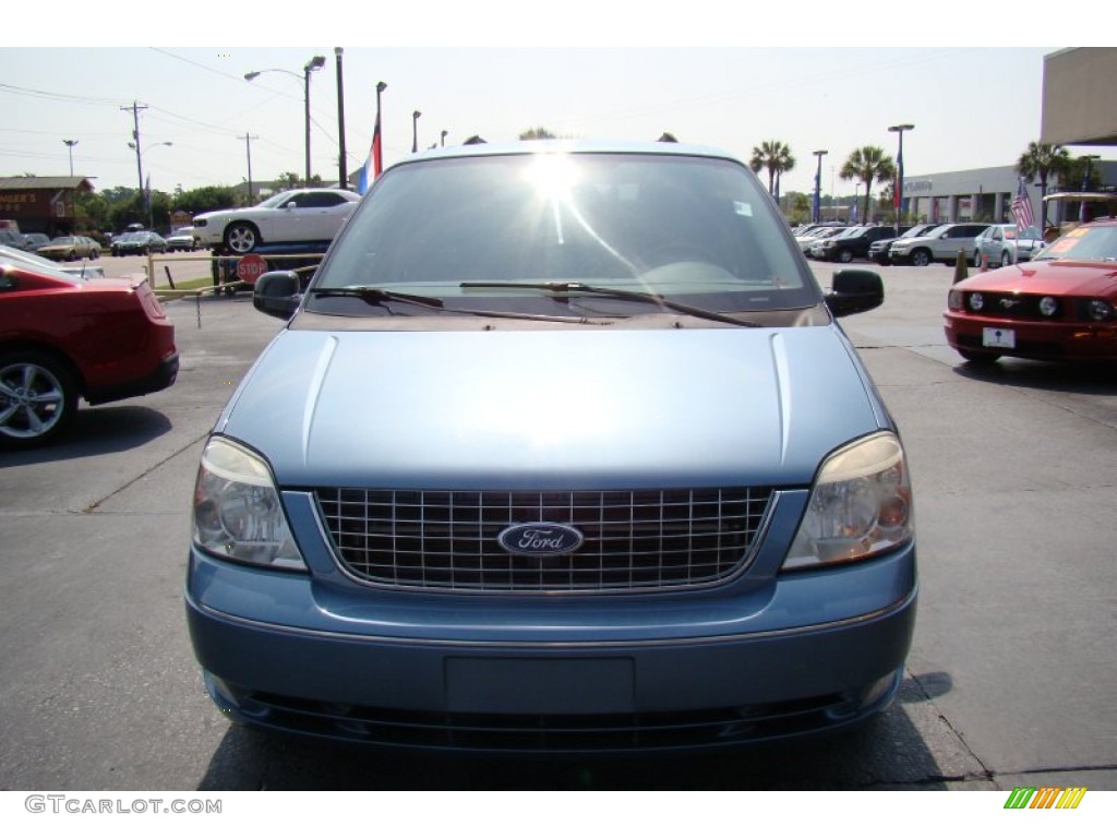2007 Freestar SEL - Windveil Blue Metallic / Flint Gray photo #3