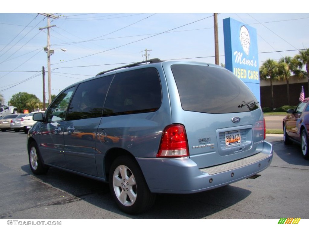 2007 Freestar SEL - Windveil Blue Metallic / Flint Gray photo #6