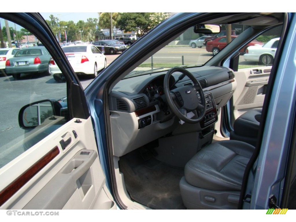 2007 Freestar SEL - Windveil Blue Metallic / Flint Gray photo #9