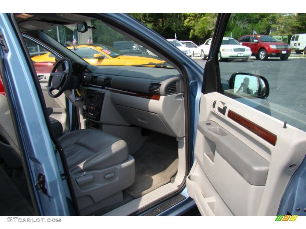 2007 Freestar SEL - Windveil Blue Metallic / Flint Gray photo #14