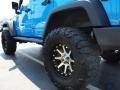 2010 Surf Blue Pearl Jeep Wrangler Unlimited Sport 4x4  photo #7