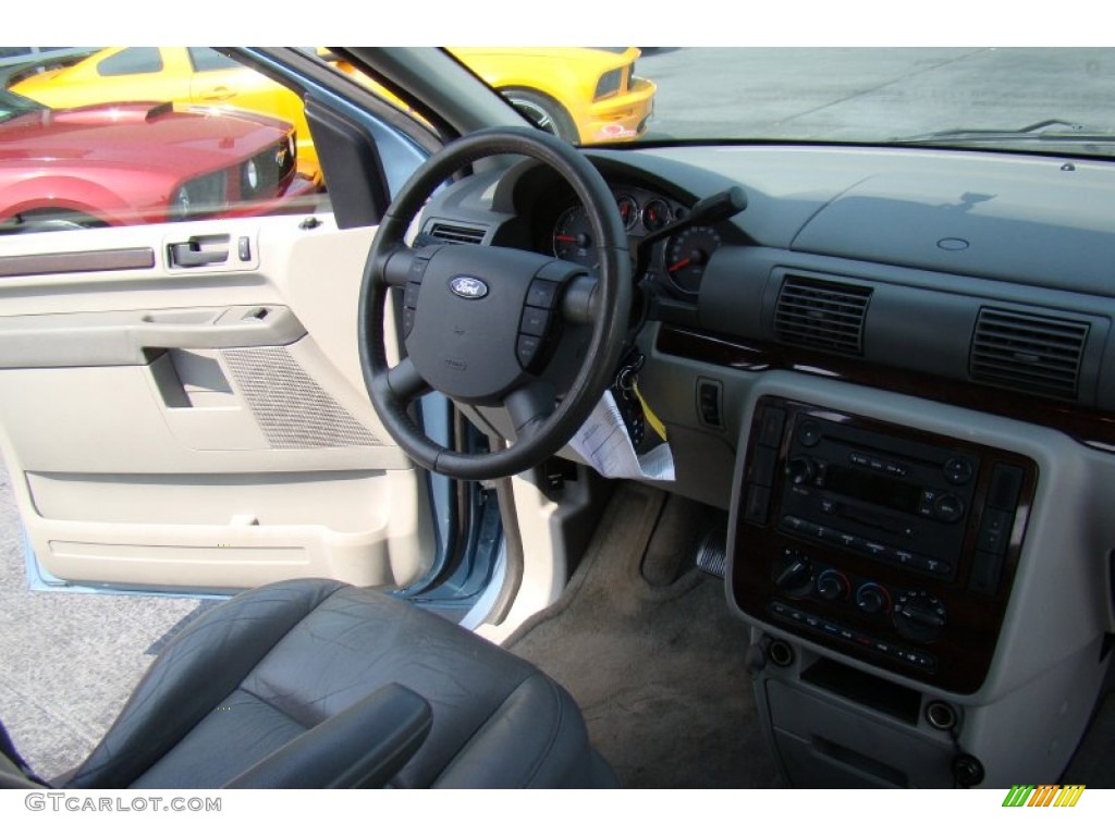 2007 Freestar SEL - Windveil Blue Metallic / Flint Gray photo #18