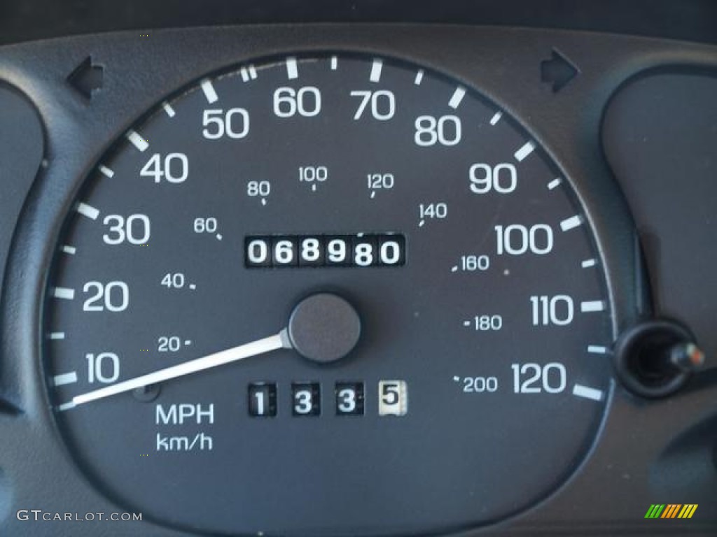 1999 Escort LX Sedan - Atlantic Blue Metallic / Medium Graphite photo #16