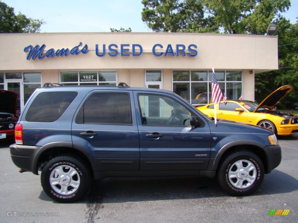 2001 Escape XLT V6 4WD - Medium Wedgewood Blue Metallic / Medium Graphite Grey photo #1