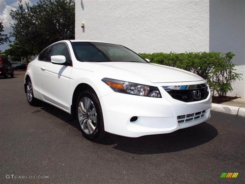 2012 Accord LX-S Coupe - Taffeta White / Ivory photo #1