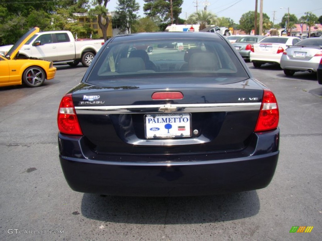 2006 Malibu LT V6 Sedan - Dark Blue Metallic / Ebony Black photo #7