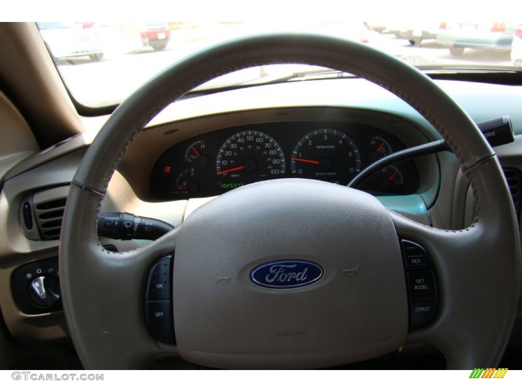 2002 F150 XLT SuperCrew - Dark Highland Green Metallic / Medium Parchment photo #20