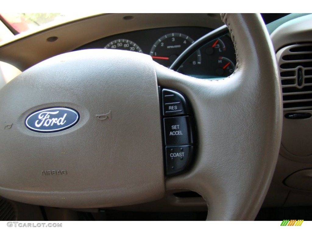 2002 F150 XLT SuperCrew - Dark Highland Green Metallic / Medium Parchment photo #22