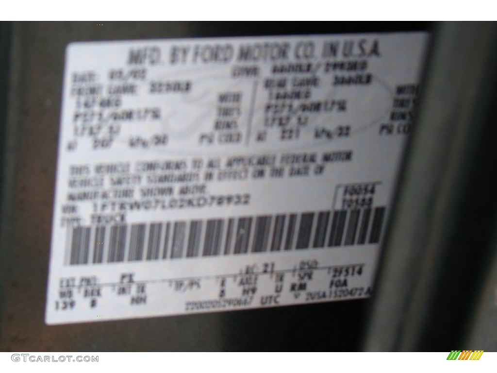 2002 F150 XLT SuperCrew - Dark Highland Green Metallic / Medium Parchment photo #25