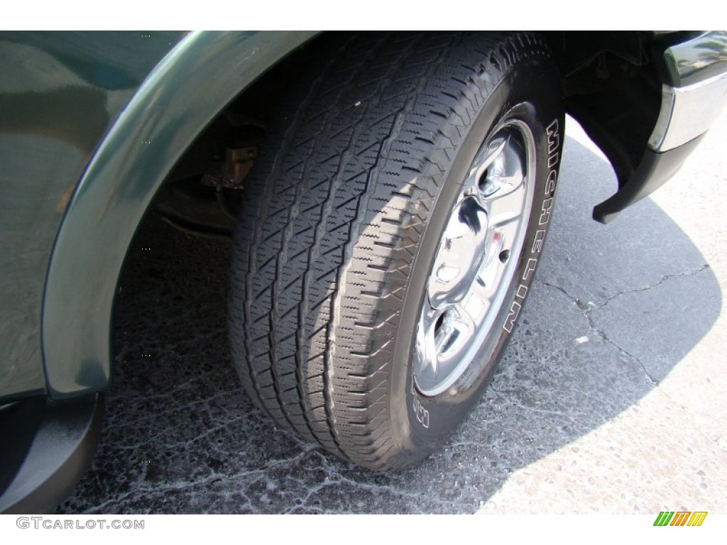 2002 F150 XLT SuperCrew - Dark Highland Green Metallic / Medium Parchment photo #26