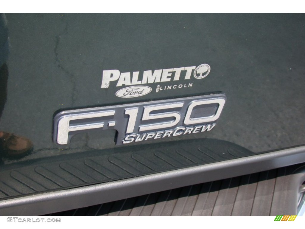 2002 F150 XLT SuperCrew - Dark Highland Green Metallic / Medium Parchment photo #31