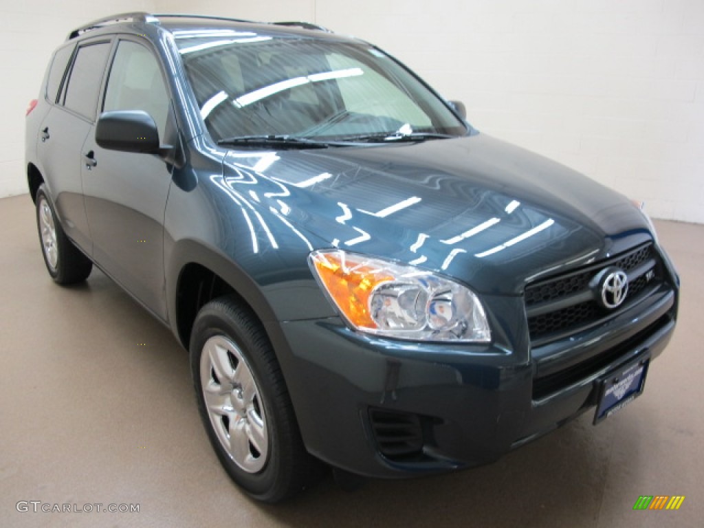 2010 RAV4 V6 - Black Forest Pearl / Ash Gray photo #1