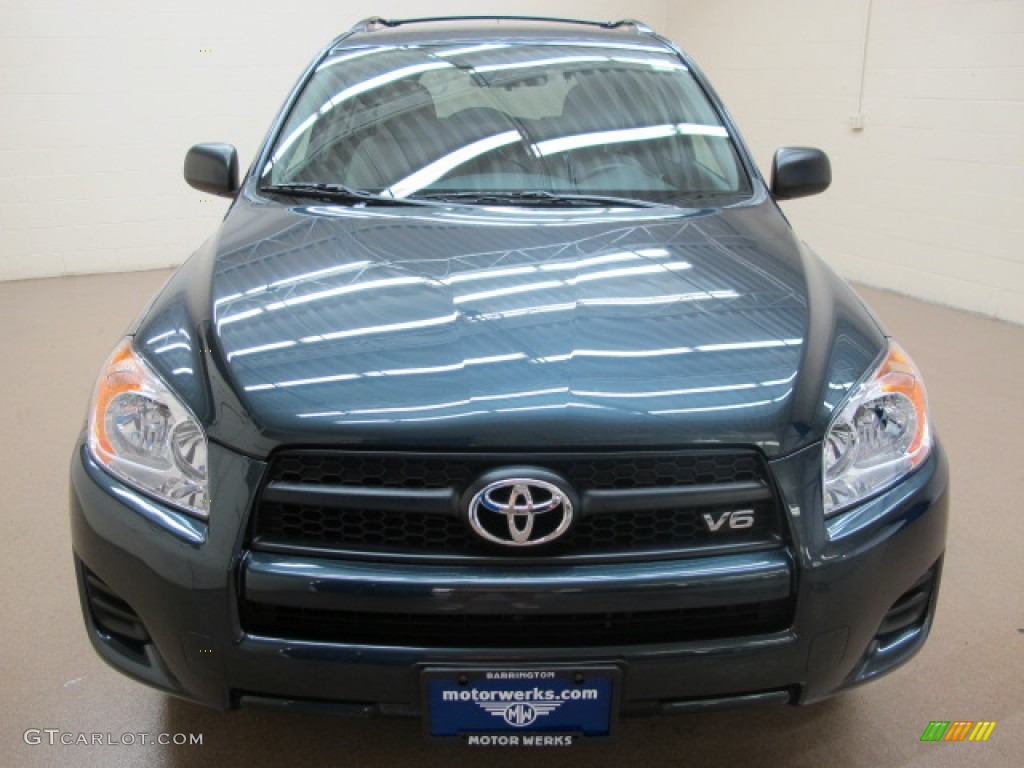 2010 RAV4 V6 - Black Forest Pearl / Ash Gray photo #2