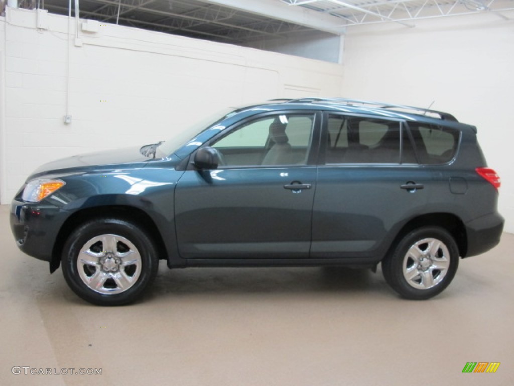 2010 RAV4 V6 - Black Forest Pearl / Ash Gray photo #5