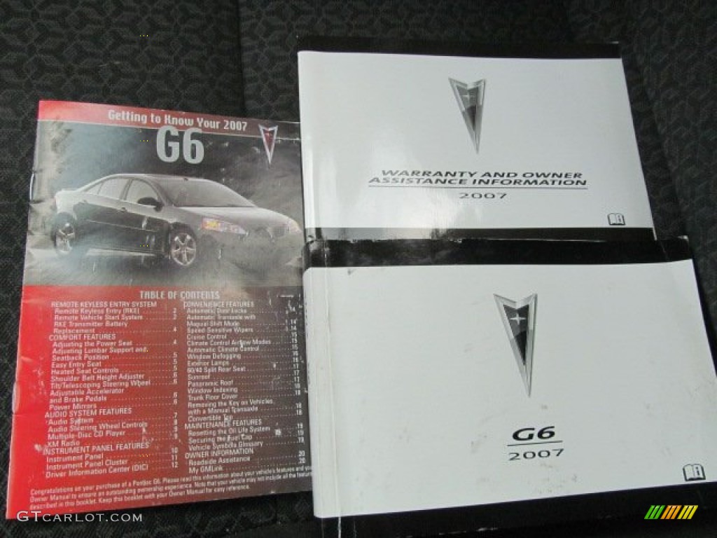2007 Pontiac G6 Sedan Books/Manuals Photo #67679376