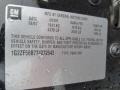 2007 Pontiac G6 Sedan Info Tag