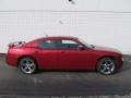 2008 Inferno Red Crystal Pearl Dodge Charger DUB Edition  photo #2