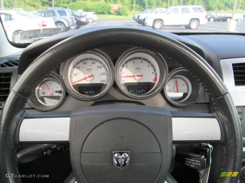 2008 Charger DUB Edition - Inferno Red Crystal Pearl / Dark Slate Gray photo #20