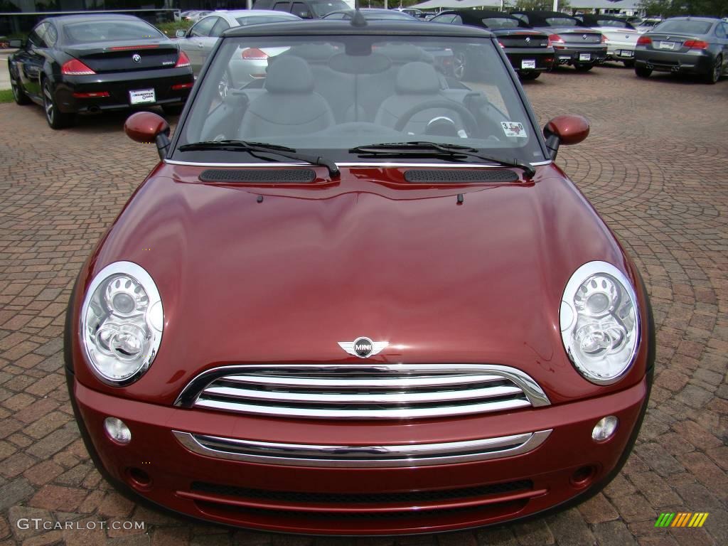 2008 Cooper Convertible - Nightfire Red Metallic / Panther Black photo #16