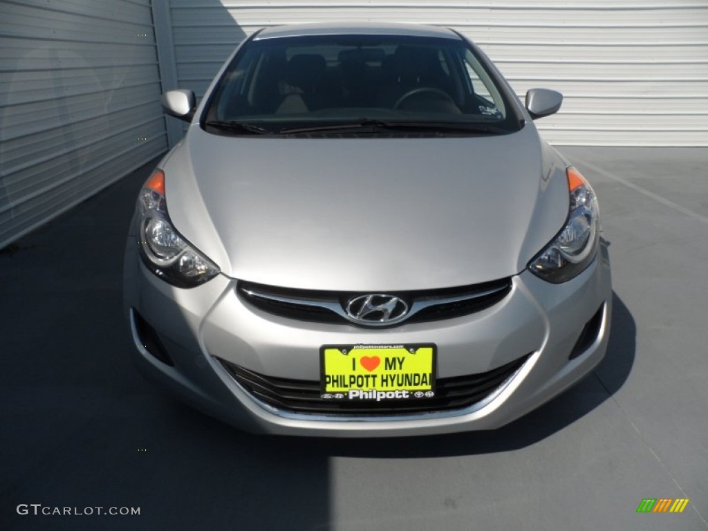2012 Elantra GLS - Silver / Gray photo #7