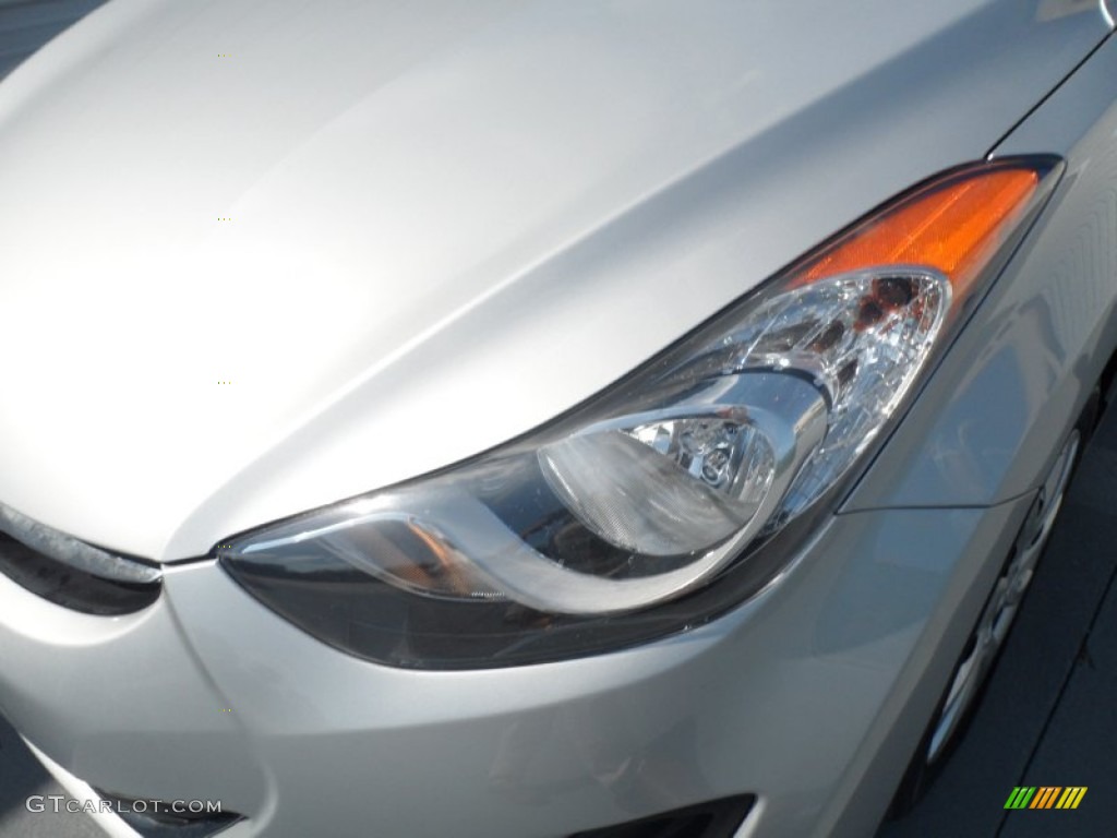 2012 Elantra GLS - Silver / Gray photo #8
