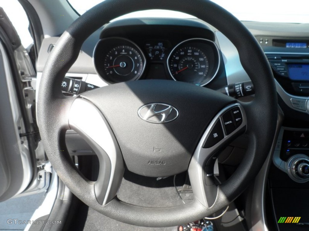2012 Elantra GLS - Silver / Gray photo #34