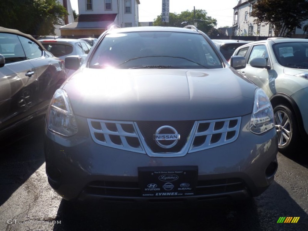 2011 Rogue SV AWD - Gotham Gray Metallic / Black photo #8
