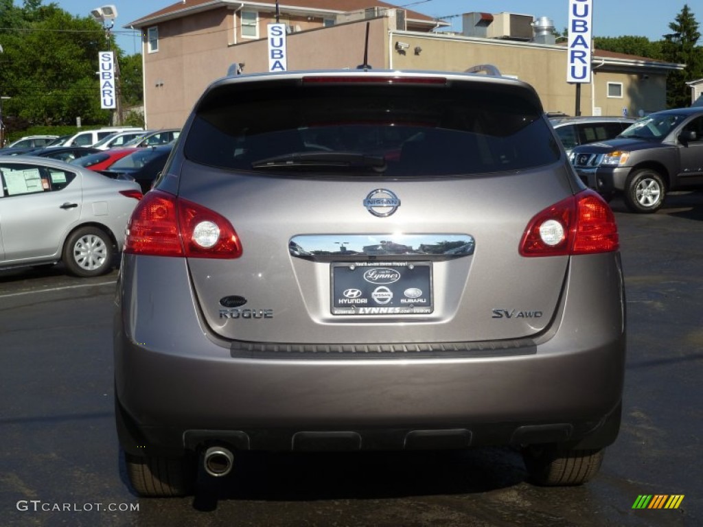 2011 Rogue SV AWD - Gotham Gray Metallic / Black photo #9