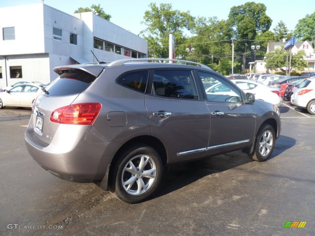 2011 Rogue SV AWD - Gotham Gray Metallic / Black photo #11