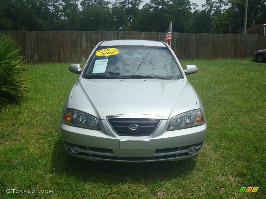 2006 Elantra GLS Sedan - Sterling Silver / Gray photo #2