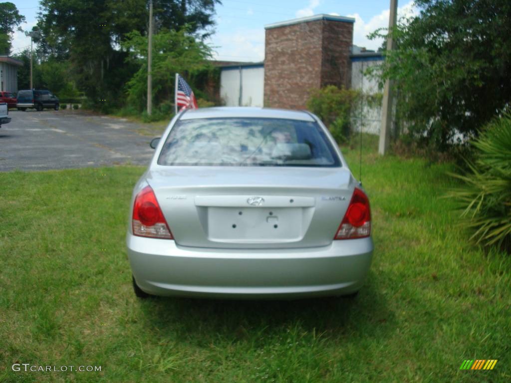 2006 Elantra GLS Sedan - Sterling Silver / Gray photo #5