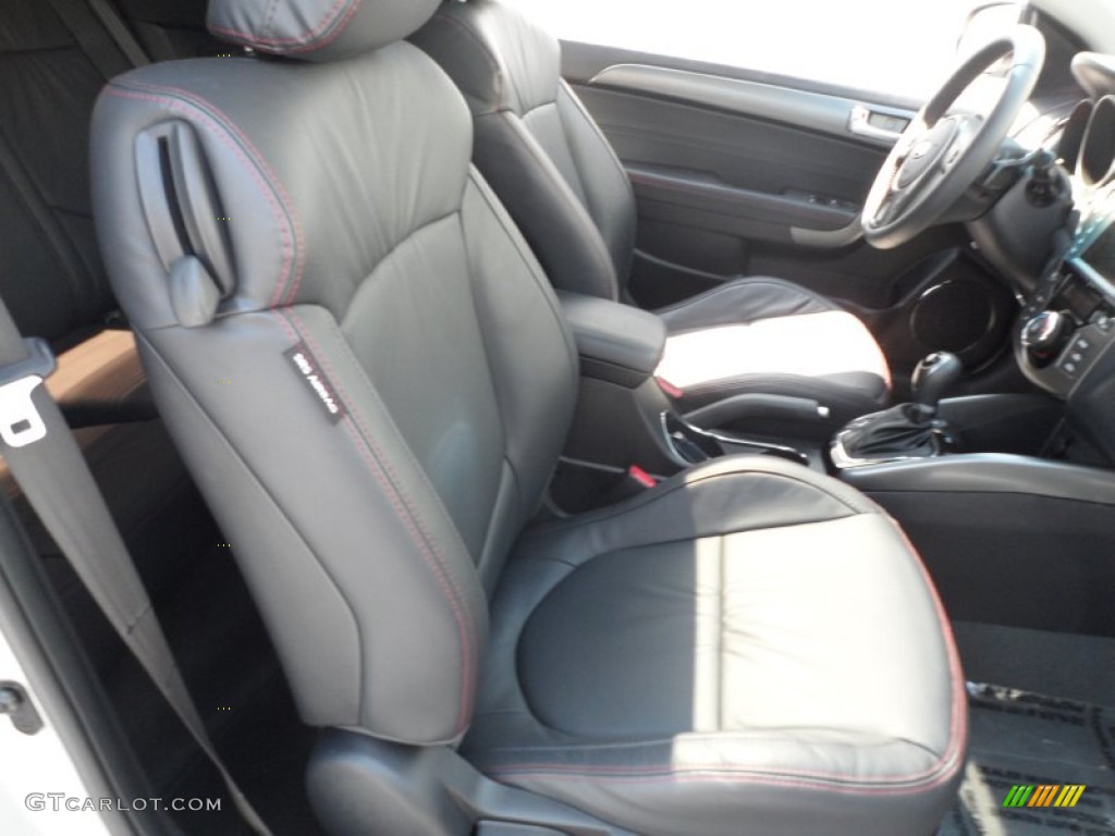 Black Interior 2012 Kia Forte Koup SX Photo #67685229