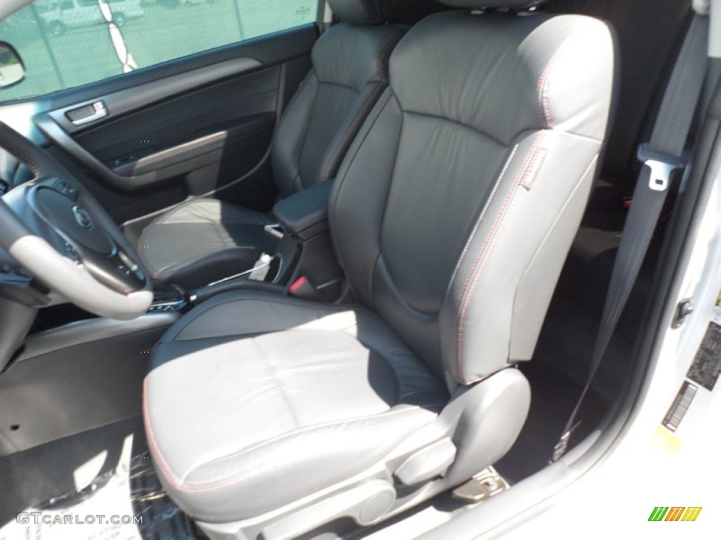 Black Interior 2012 Kia Forte Koup SX Photo #67685262