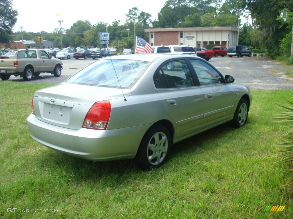 2006 Elantra GLS Sedan - Sterling Silver / Gray photo #6