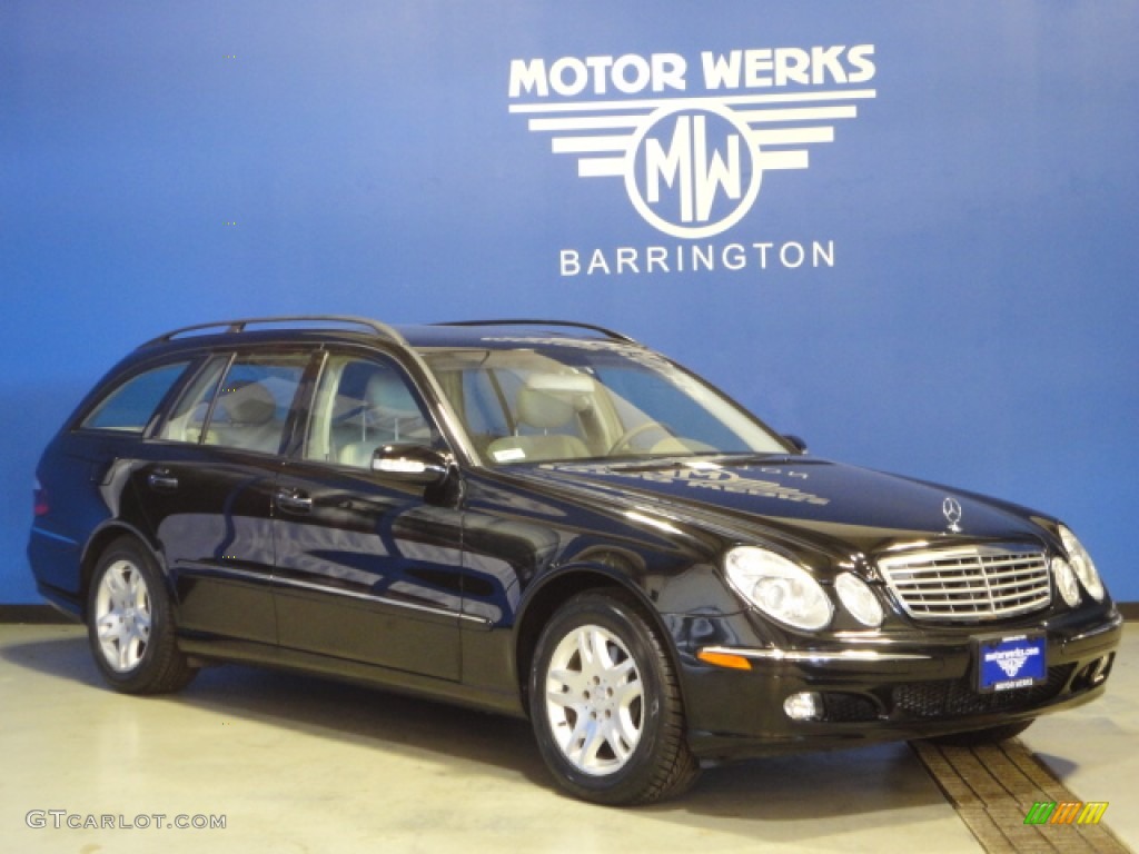 2005 E 320 4Matic Wagon - Black / Ash photo #1