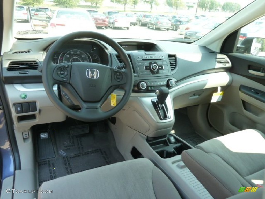 Gray Interior 2012 Honda CR-V LX 4WD Photo #67687393