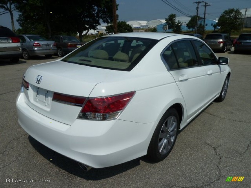 2012 Accord EX Sedan - Taffeta White / Ivory photo #4