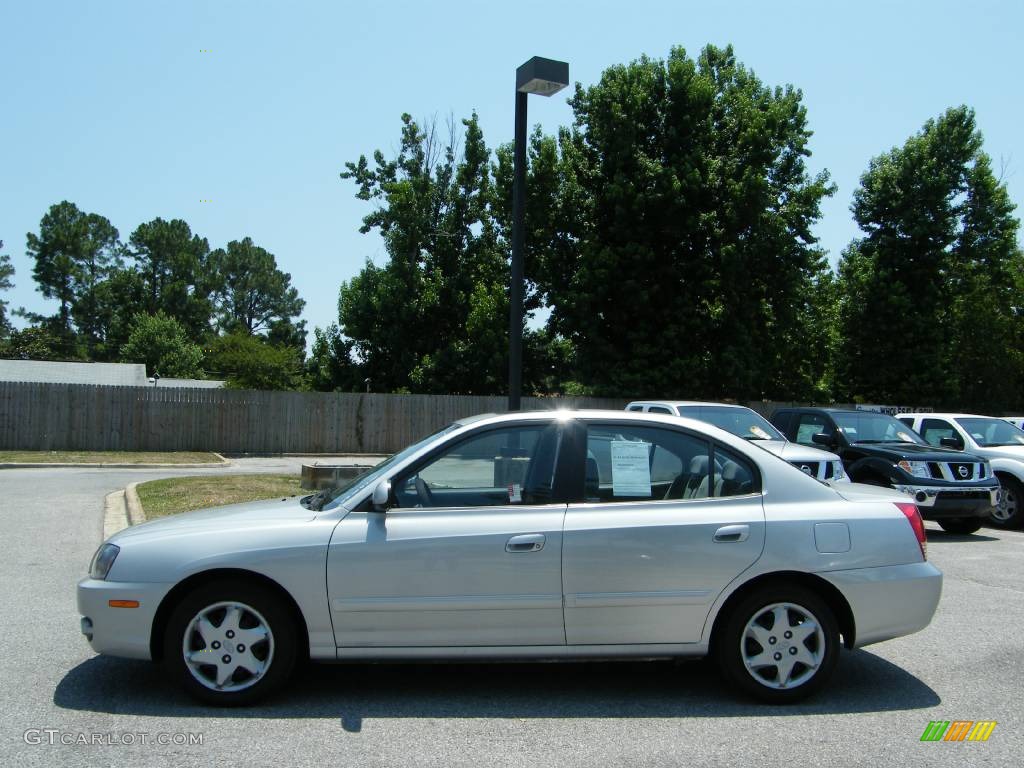 2006 Elantra GLS Sedan - Sterling Silver / Gray photo #2
