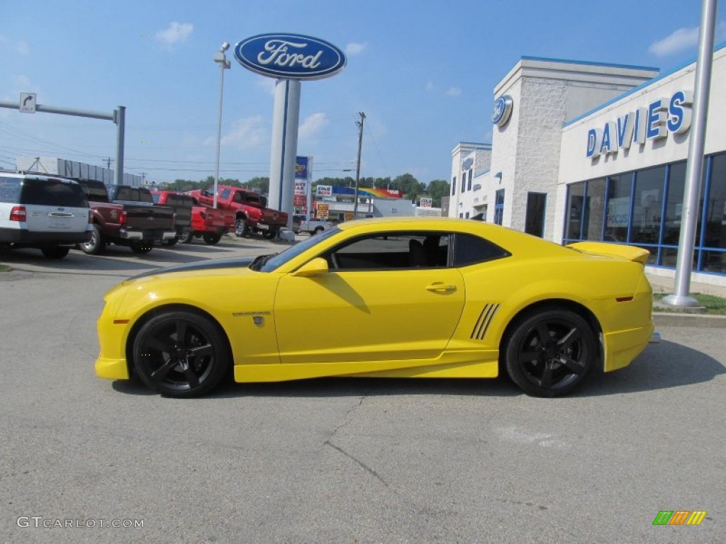 2010 Camaro LS Coupe - Rally Yellow / Black photo #2