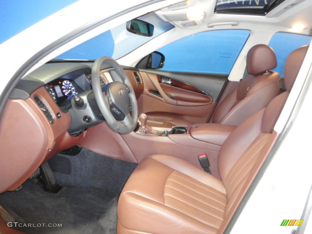 Chestnut Interior 2011 Infiniti EX 35 AWD Photo #67689484