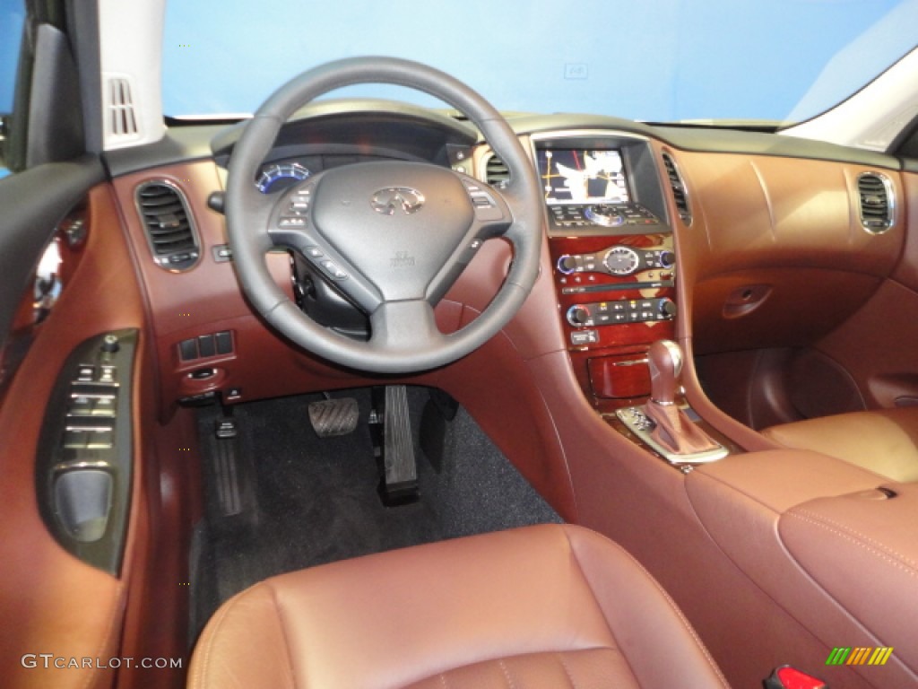 2011 Infiniti EX 35 AWD Chestnut Dashboard Photo #67689490