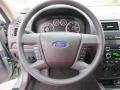 2008 Ford Fusion Charcoal Black Interior Steering Wheel Photo