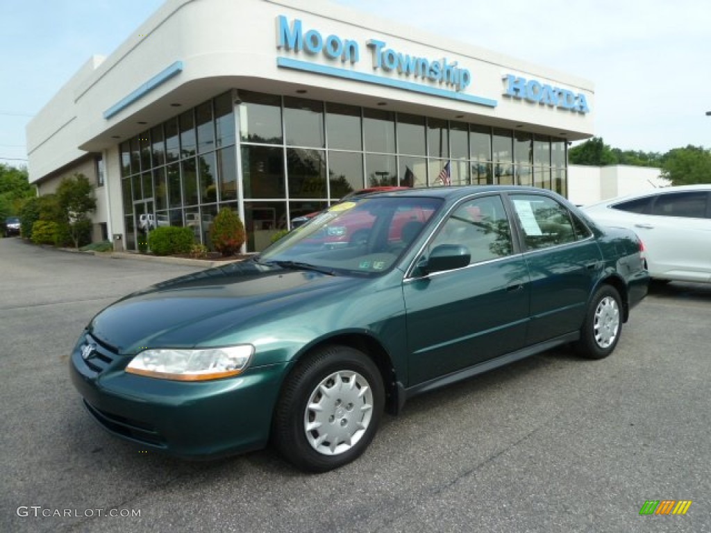 2002 Accord LX Sedan - Noble Green Pearl / Ivory photo #1