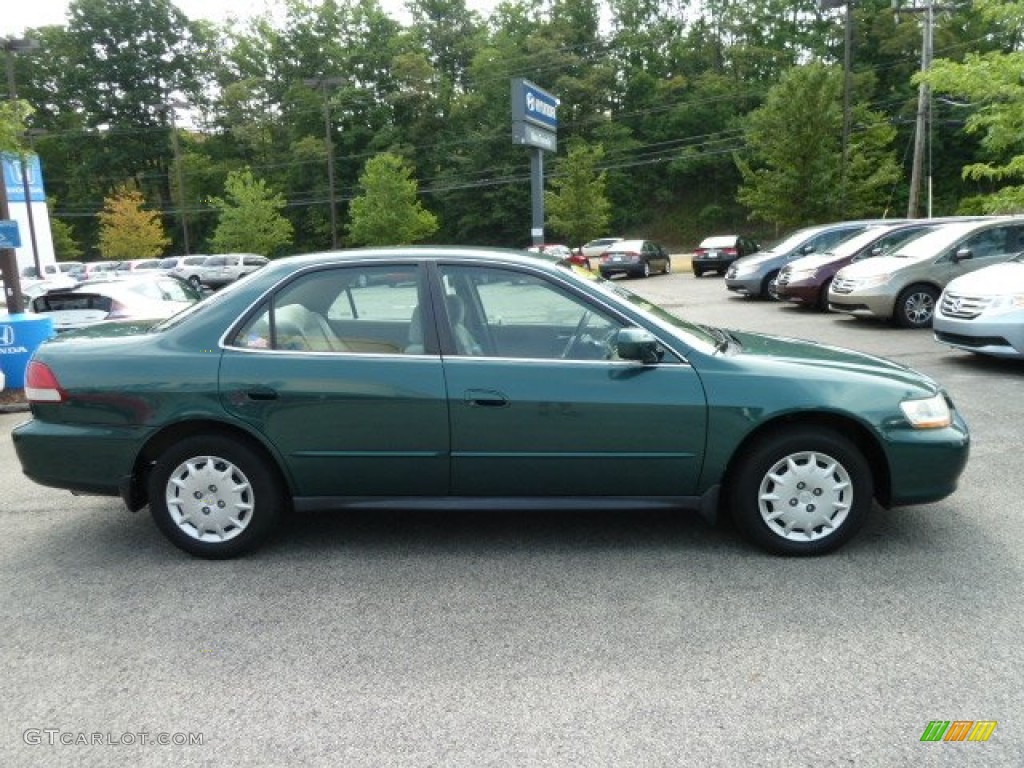 2002 Accord LX Sedan - Noble Green Pearl / Ivory photo #6