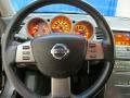 2004 Nissan Maxima Black Interior Steering Wheel Photo