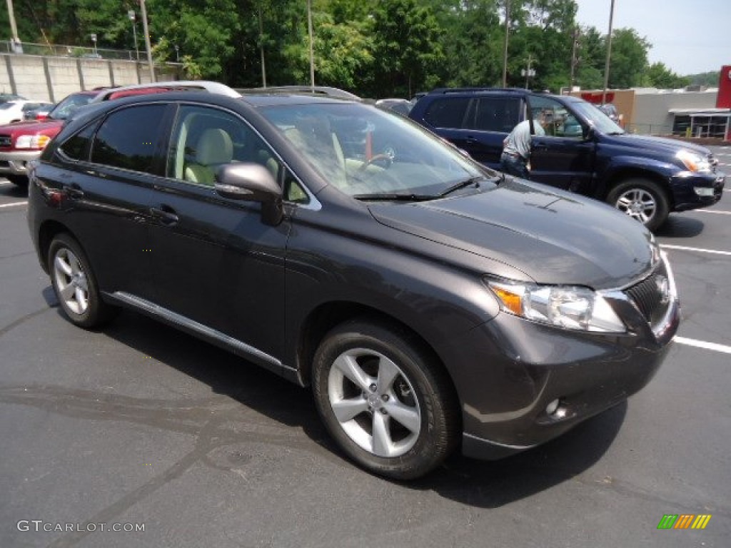 2010 RX 350 AWD - Truffle Brown Mica / Parchment/Brown Walnut photo #6
