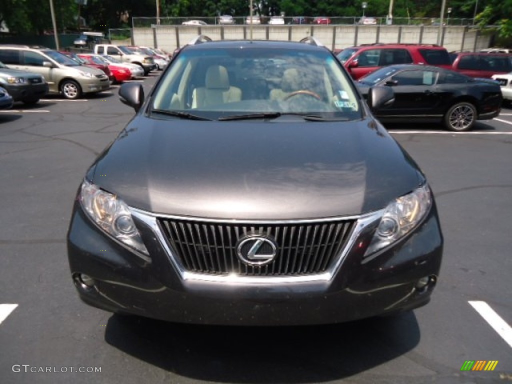 2010 RX 350 AWD - Truffle Brown Mica / Parchment/Brown Walnut photo #7
